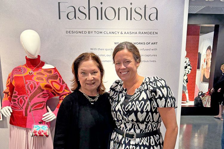 Brighton CEO Laura Young (left) with Katie Stella.